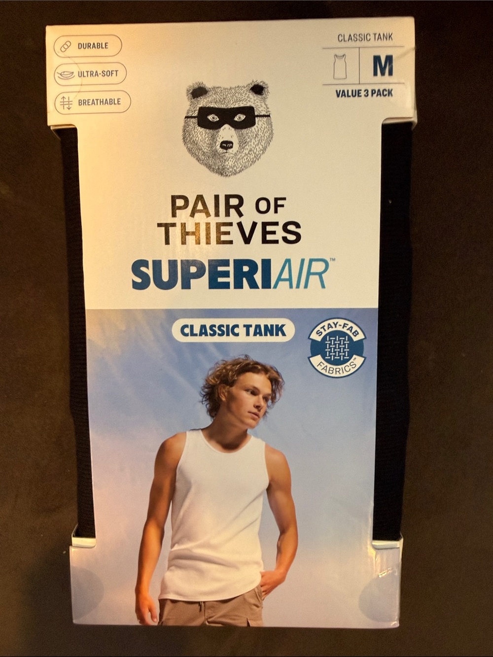 Pair of Thieves Superiair Classic Tank — White Men’s Tank